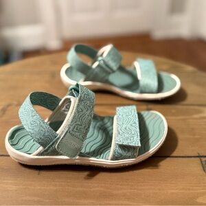 KEEN Kids' Elle Backstrap Sandal Teal size 11 EUC